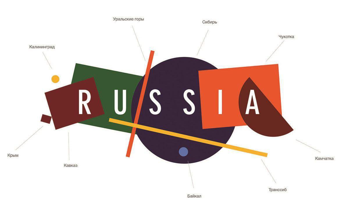 Туристический брендинг, Россия, Логотип