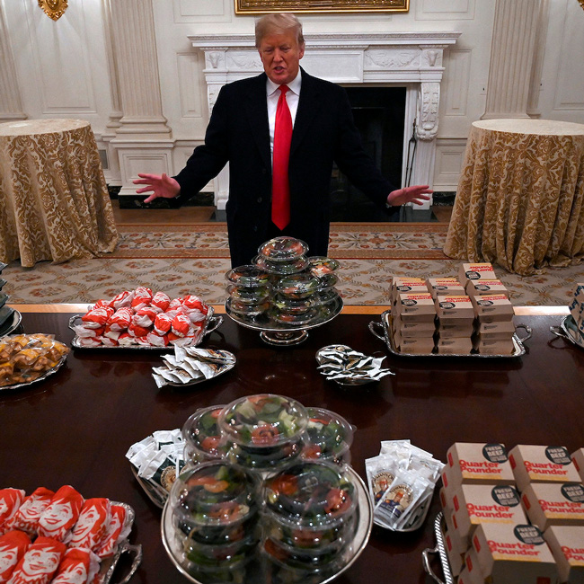 Трамп, США, McDonald’s, Burger King