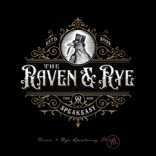 Фирменный стиль, Логотип, Визуальный стиль, Визуальный образ, Айдентика, The Raven & Rye, Dusan Sol