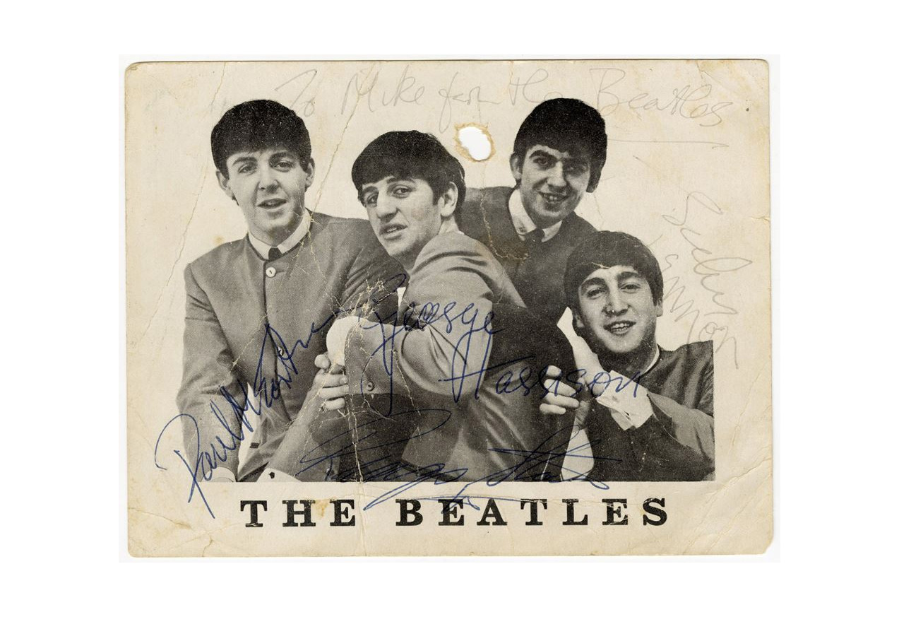 Музыка, Аукцион, The Beatles