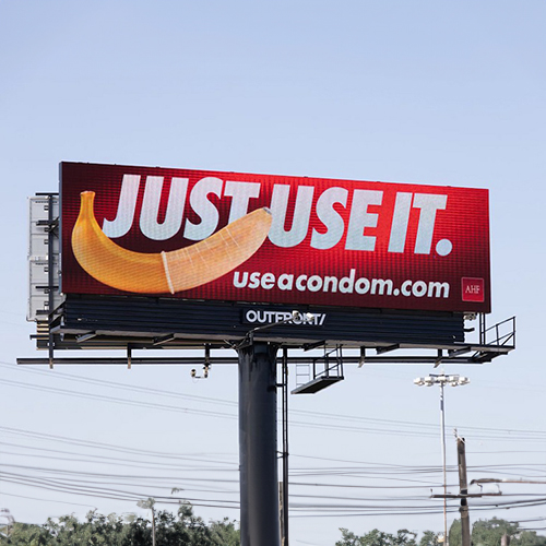 Социальная реклама, Социальная кампания, Just Use It, AIDS Healthcare Foundation