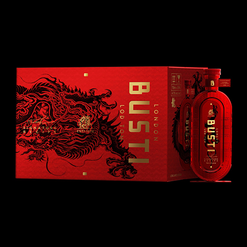 Дизайн этикетки, Дизайн упаковки, Алкоголь, LionPeng Design Studio, Busti Gin the Year of the Loong Limited Edition