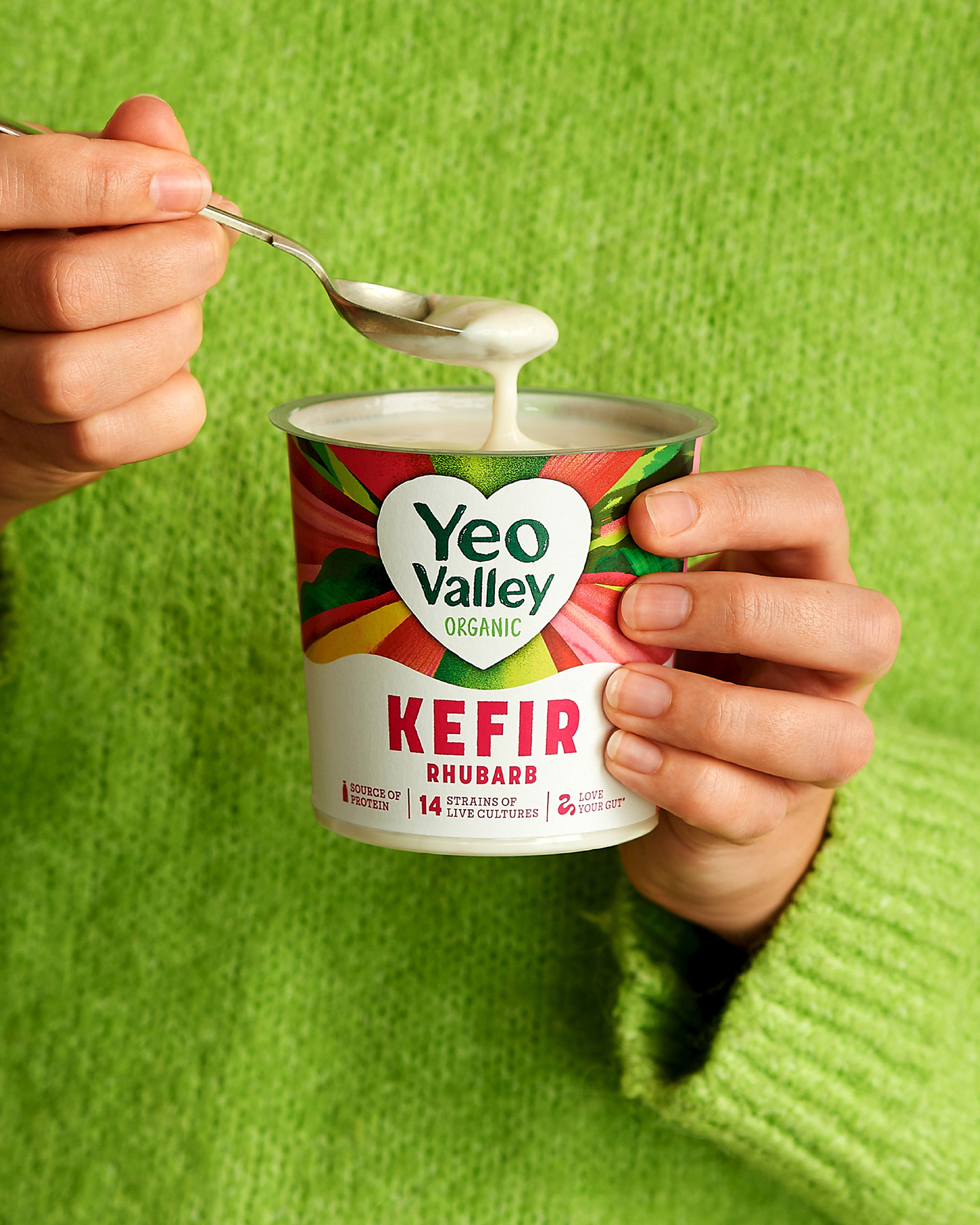 Дизайн этикетки, Дизайн упаковки, Yeo Valley Organic, B&amp;B Studio