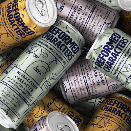 Дизайн этикетки, Дизайн упаковки, Reformed Characters, Greatergood Brands