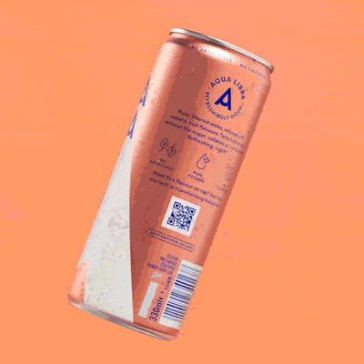 Дизайн этикетки, Дизайн упаковки, Magpie Studio, Aqua Libra