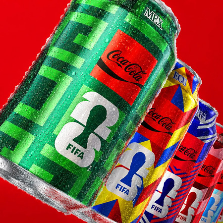 Коллаборация, Дизайн этикетки, Дизайн упаковки, FIFA, Coca-Cola